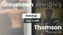 Matchup: Grovetown High vs. Thomson  2020
