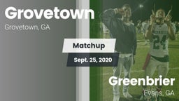 Matchup: Grovetown High vs. Greenbrier  2020