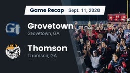 Recap: Grovetown  vs. Thomson  2020