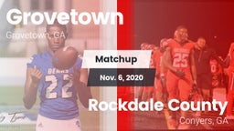 Matchup: Grovetown High vs. Rockdale County  2020