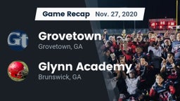 Recap: Grovetown  vs. Glynn Academy  2020