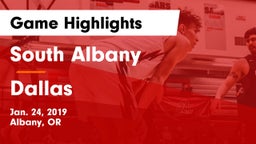 South Albany  vs Dallas  Game Highlights - Jan. 24, 2019