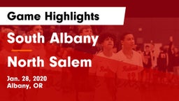 South Albany  vs North Salem  Game Highlights - Jan. 28, 2020