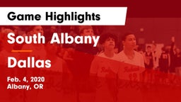 South Albany  vs Dallas  Game Highlights - Feb. 4, 2020