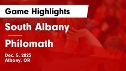 South Albany  vs Philomath  Game Highlights - Dec. 5, 2023
