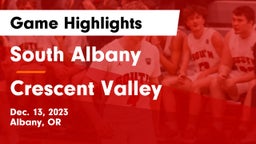 South Albany  vs Crescent Valley  Game Highlights - Dec. 13, 2023