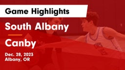 South Albany  vs Canby  Game Highlights - Dec. 28, 2023