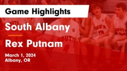 South Albany  vs Rex Putnam  Game Highlights - March 1, 2024