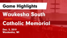 Waukesha South  vs Catholic Memorial Game Highlights - Dec. 3, 2019