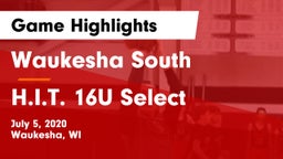 Waukesha South  vs H.I.T. 16U Select Game Highlights - July 5, 2020