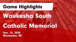 Waukesha South  vs Catholic Memorial Game Highlights - Dec. 15, 2020