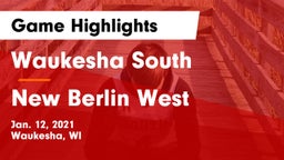 Waukesha South  vs New Berlin West  Game Highlights - Jan. 12, 2021