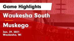 Waukesha South  vs Muskego  Game Highlights - Jan. 29, 2021