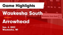 Waukesha South  vs Arrowhead  Game Highlights - Jan. 4, 2022