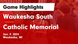 Waukesha South  vs Catholic Memorial Game Highlights - Jan. 9, 2024