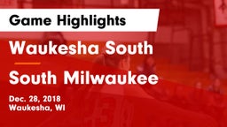 Waukesha South  vs South Milwaukee  Game Highlights - Dec. 28, 2018