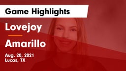 Lovejoy  vs Amarillo  Game Highlights - Aug. 20, 2021