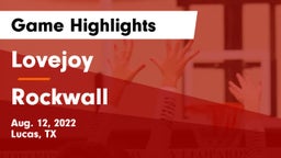 Lovejoy  vs Rockwall  Game Highlights - Aug. 12, 2022