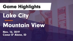 Lake City  vs Mountain View  Game Highlights - Nov. 16, 2019