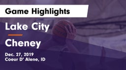 Lake City  vs Cheney  Game Highlights - Dec. 27, 2019