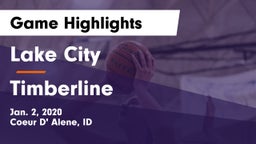 Lake City  vs Timberline  Game Highlights - Jan. 2, 2020