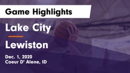 Lake City  vs Lewiston  Game Highlights - Dec. 1, 2020