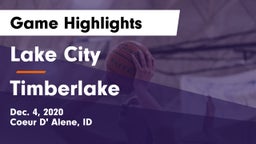 Lake City  vs Timberlake  Game Highlights - Dec. 4, 2020