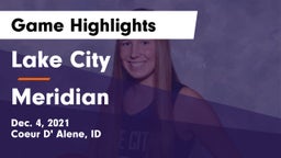 Lake City  vs Meridian  Game Highlights - Dec. 4, 2021