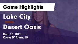 Lake City  vs Desert Oasis Game Highlights - Dec. 17, 2021
