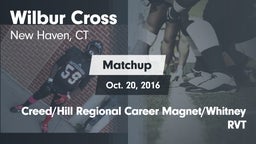 Matchup: Wilbur Cross High vs. Creed/Hill Regional Career Magnet/Whitney RVT 2016