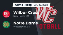 Recap: Wilbur Cross  vs. Notre Dame  2023