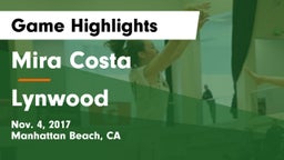 Mira Costa  vs Lynwood Game Highlights - Nov. 4, 2017