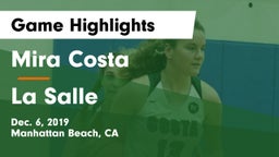 Mira Costa  vs La Salle  Game Highlights - Dec. 6, 2019
