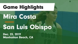 Mira Costa  vs San Luis Obispo  Game Highlights - Dec. 23, 2019