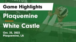 Plaquemine  vs White Castle  Game Highlights - Oct. 25, 2022