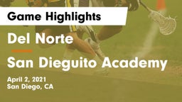 Del Norte  vs San Dieguito Academy Game Highlights - April 2, 2021