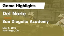 Del Norte  vs San Dieguito Academy  Game Highlights - May 5, 2023