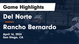 Del Norte  vs Rancho Bernardo  Game Highlights - April 16, 2024