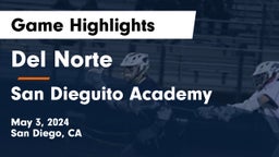 Del Norte  vs San Dieguito Academy  Game Highlights - May 3, 2024