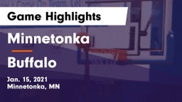 Minnetonka  vs Buffalo  Game Highlights - Jan. 15, 2021