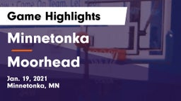 Minnetonka  vs Moorhead  Game Highlights - Jan. 19, 2021