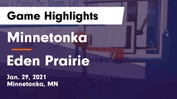 Minnetonka  vs Eden Prairie  Game Highlights - Jan. 29, 2021