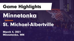Minnetonka  vs St. Michael-Albertville  Game Highlights - March 4, 2021