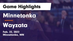 Minnetonka  vs Wayzata  Game Highlights - Feb. 22, 2022