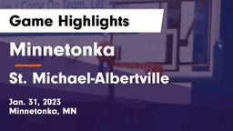 Minnetonka  vs St. Michael-Albertville  Game Highlights - Jan. 31, 2023