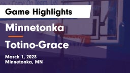 Minnetonka  vs Totino-Grace  Game Highlights - March 1, 2023