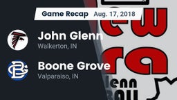 Recap: John Glenn  vs. Boone Grove  2018