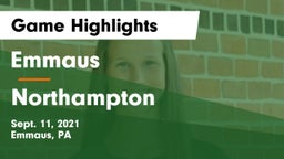 Emmaus  vs Northampton  Game Highlights - Sept. 11, 2021