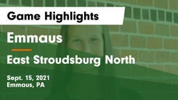 Emmaus  vs East Stroudsburg North  Game Highlights - Sept. 15, 2021