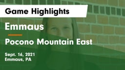 Emmaus  vs Pocono Mountain East  Game Highlights - Sept. 16, 2021